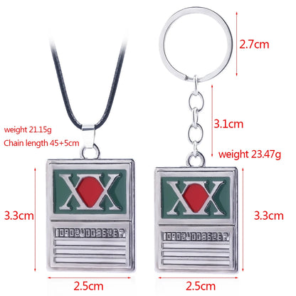 hunter x hunter -  porte clef permis hunter