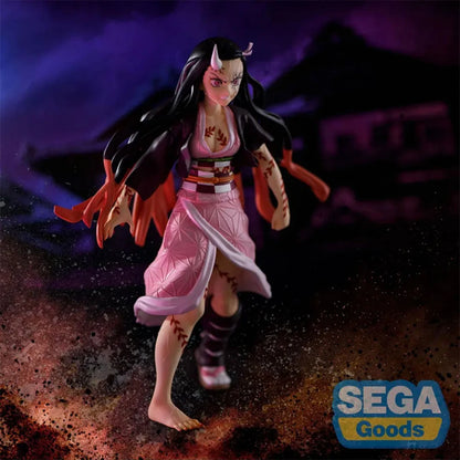 demon slayer - Figurine Nezuko Kamado Demon Form Advancing Verion Sega 21cm