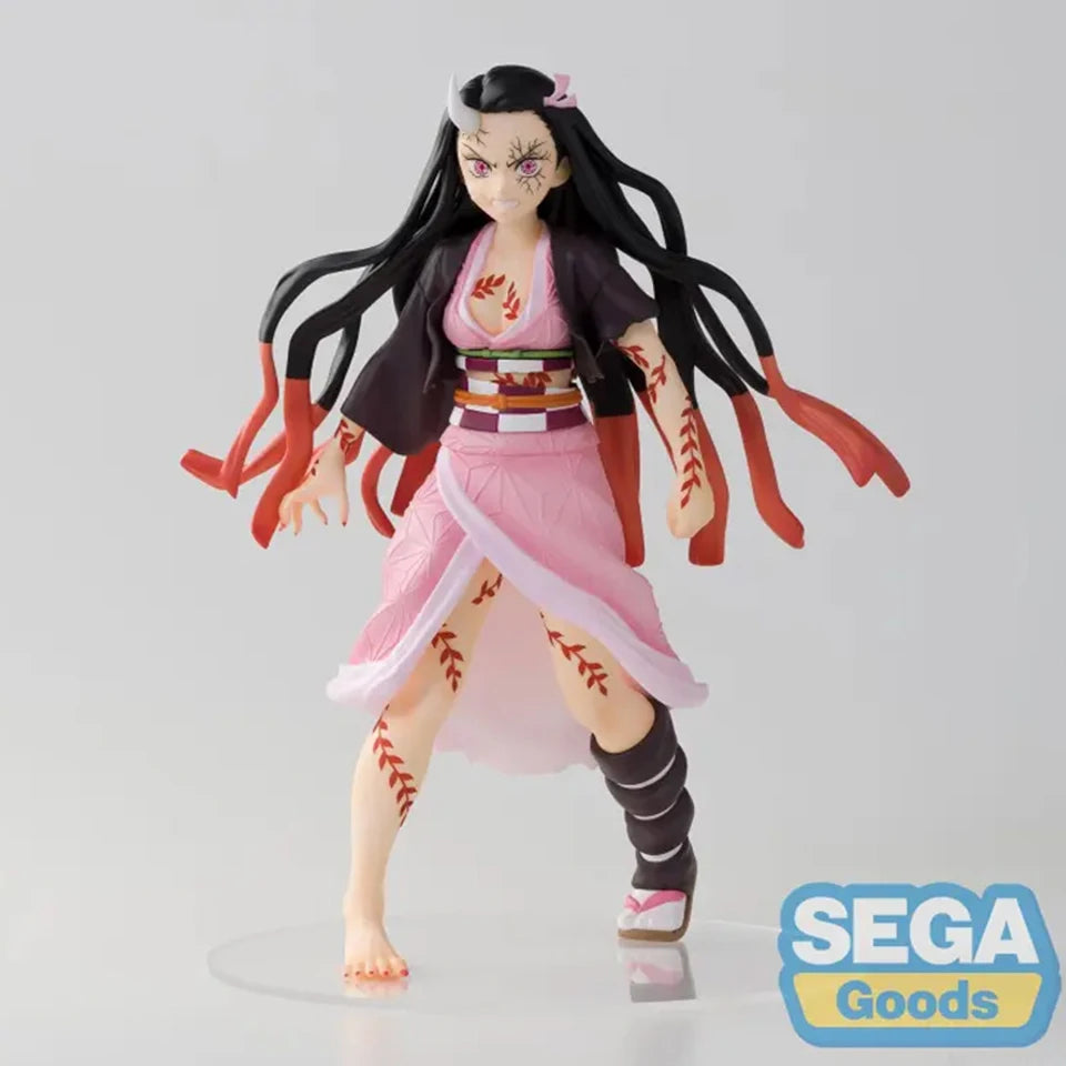 demon slayer - Figurine Nezuko Kamado Demon Form Advancing Verion Sega 21cm