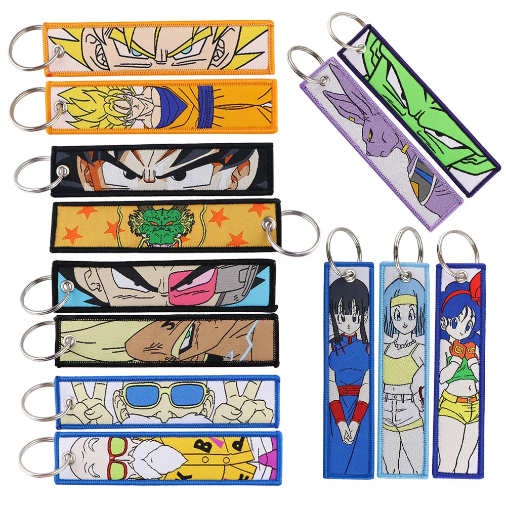 dragon ball z - porte clef personnage dbz