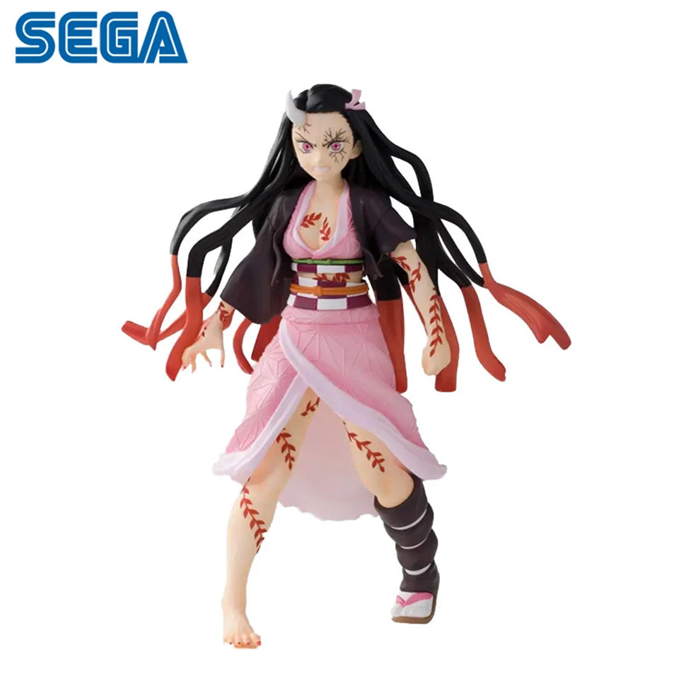 demon slayer - Figurine Nezuko Kamado Demon Form Advancing Verion Sega 21cm