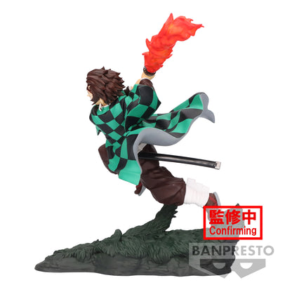 demon slayer - Figurine Kamado Tanjiro Combinaison Battle 9cm