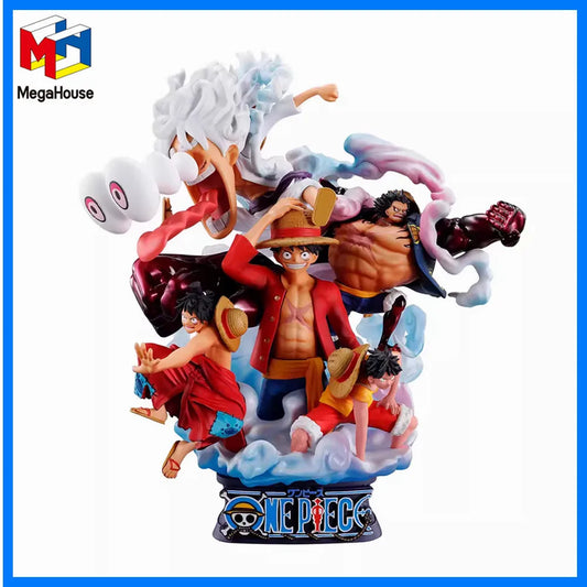 One Piece - figurine Monkey D. Luffy toutes les transfos