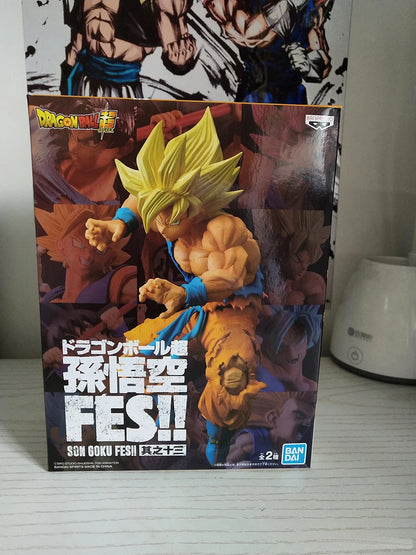 dragon ball z - figurine goku super sayan 15cm