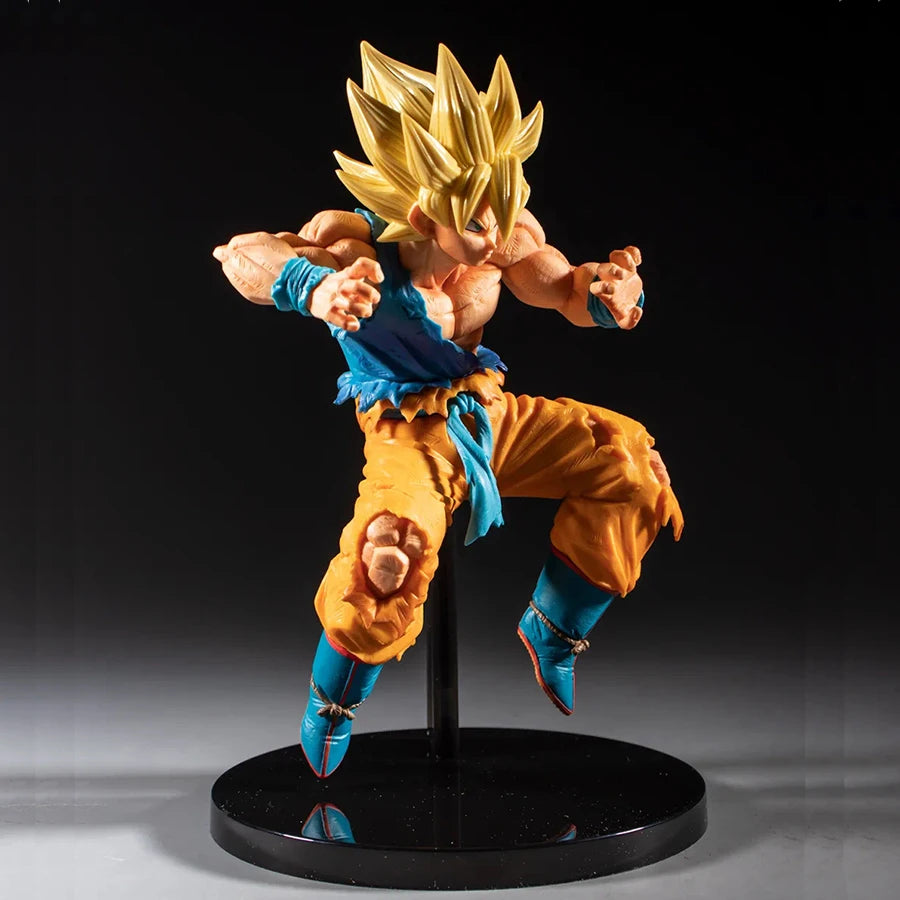 dragon ball z - figurine goku super sayan 15cm