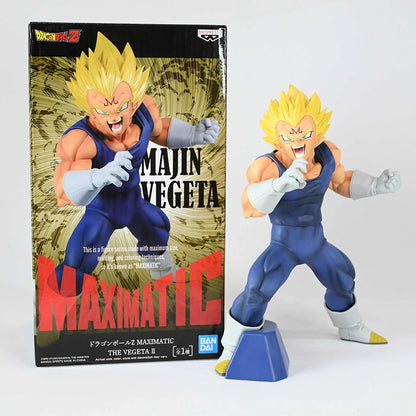 dragon ball z - figurine majin vegeta(contre goku) 19cm